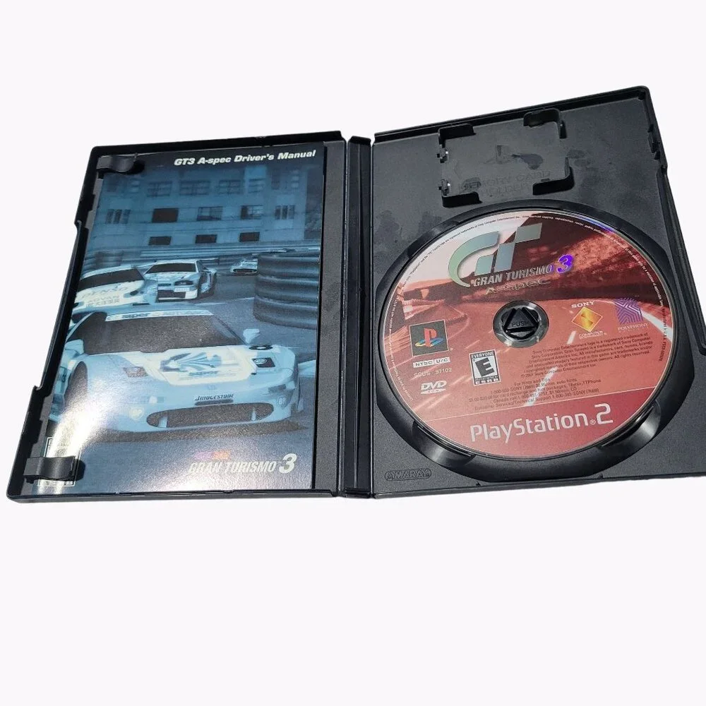 Gran Turismo 3 A Spec Sony Playstation 2 Ps2 Video Game Includes Case and Manual